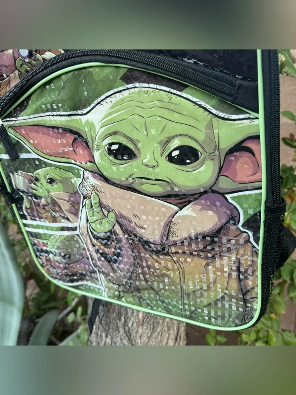 Disney Star Wars Mandalorian Baby Yoda Green Grogu Kids School Backpack
